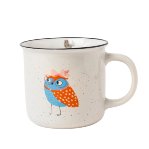 Speckled Owl Ceramic Mug 390ml Assorted Designs