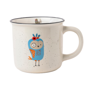 Speckled Owl Ceramic Mug 390ml Assorted Designs