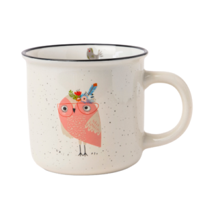 Speckled Owl Ceramic Mug 390ml Assorted Designs