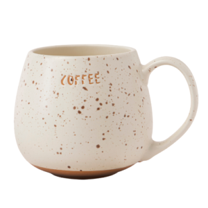 Speckled Cream Stoneware Rustic Texture Ceramic Coffee Mug 400ml