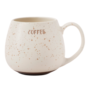 Speckled Cream Stoneware Rustic Texture Ceramic Coffee Mug 400ml