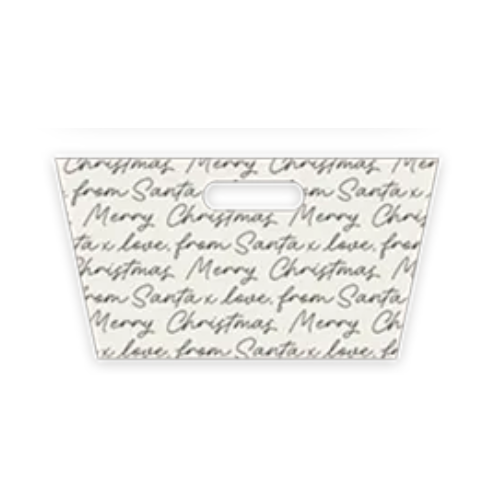 Christmas Cardboard Hamper Set 23cm x 18cm Assorted Designs