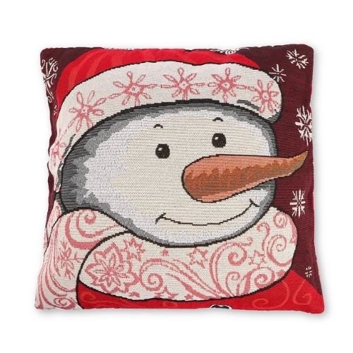 Christmas Festive Snowman Cushion 46cm x 46cm