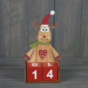 Christmas Wooden Reindeer Advent Calendar