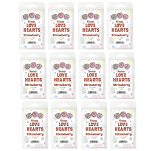 Swizzels Love Hearts Strawberry Wax Melts 12 Melts Assorted