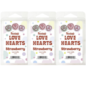 Swizzels Love Hearts Strawberry Wax Melts 12 Melts Assorted