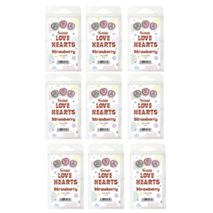 Swizzels Love Hearts Strawberry Wax Melts 12 Melts Assorted