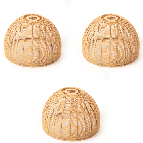 Wicker Ceiling Light Shade Pendant 29cm