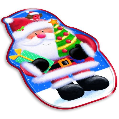 Christmas Melamine Santa Character Treat Tray