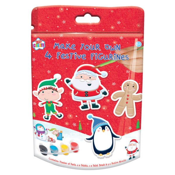 Make Your Own Christmas Figurines 4 Pack