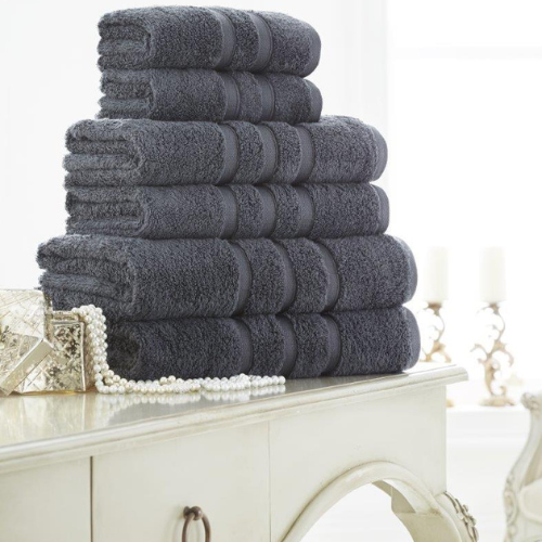 Zero Twist Towel Collection — Bath Towel — Charcoal
