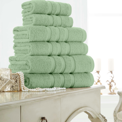 Zero Twist Towel Collection — Hand Towel — Sage Green