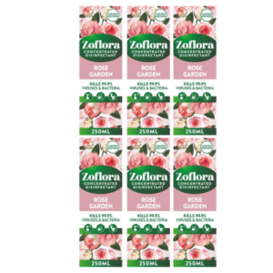 Zoflora Rose Garden Concentrated Fragrance 250ml Assorted Packs