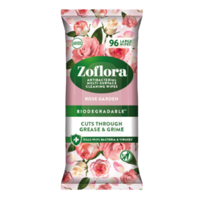 Zoflora Antibacterial Large Wipes Rose Garden 96 Wipes Assorted Packs
