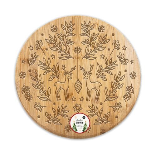 Christmas Home Festive Serving Board 30ml Assorted Designs
