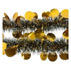 Bauble Christmas Tinsel Assorted Colours 2M