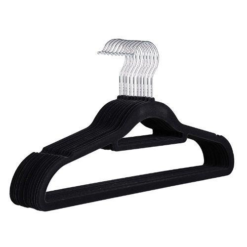 Laundry Essentials Velvet Hangers 10 Pk
