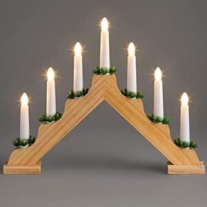 Snow White Battery Operated Candle Bridge