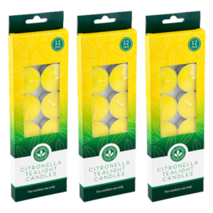 Citronella Tealight Candles 12 Pack