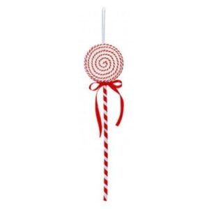 Candy Cane Lollipop Christmas Decoration 37cm