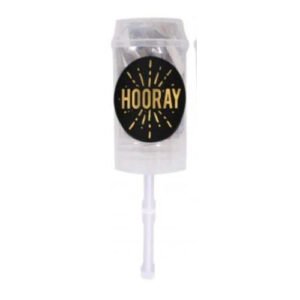 Christmas Gold & Silver Paper Confetti Push Pop Assorted Designs