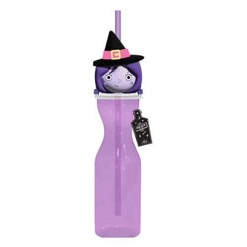 Halloween Character Drinking Bottle with Straw 500ml