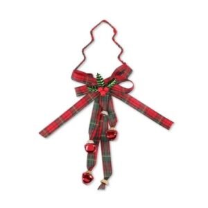 Christmas Bell Tartan Hanger Decoration