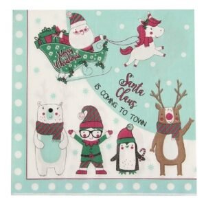 Christmas Characters Kids Napkins 25 Pk