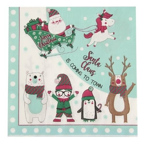 Christmas Characters Kids Napkins 25 Pk