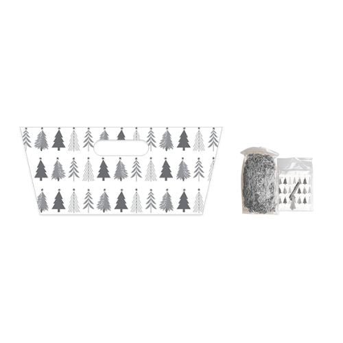 Christmas Cardboard Hamper Set 23cm x 18cm Assorted Designs