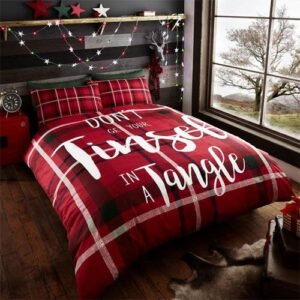 Coloroll Christmas Tinsel in a Tangle Duvet Set Assorted Sizes