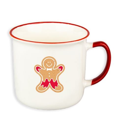 Red & White Christmas Mug Assorted Designs