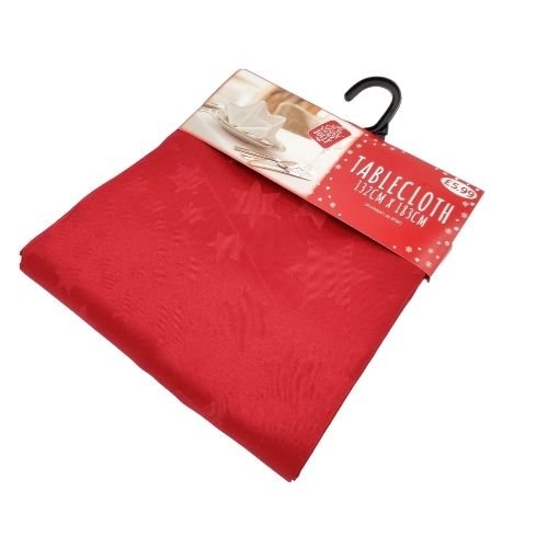 Christmas Star Tablecloth 132cm Assorted Colours