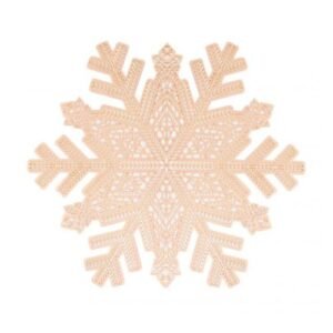 Harvey & Mason Gold Snowflake Placemats Set of 2