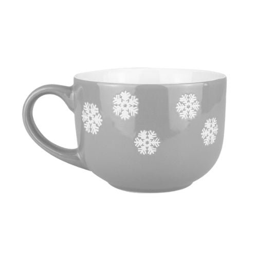 Christmas Ceramic Soup Mug Assorted Colours