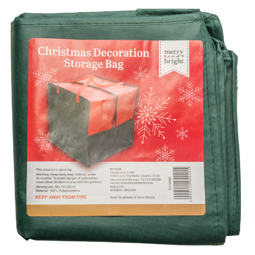 Christmas Decoration Storage Bag 50 x 50 x 50cm