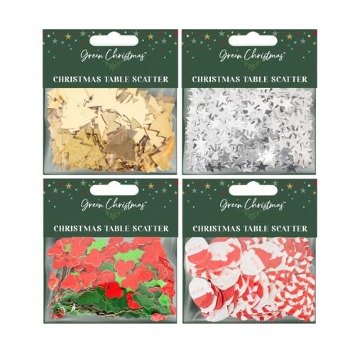 Christmas Table Scatter Confetti Assorted Designs