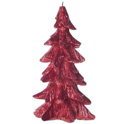 Christmas Tree  Glitter Candle – Assorted Colours
