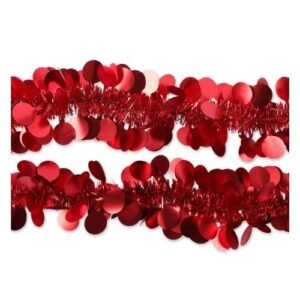 Round Christmas Tinsel Assorted Colours 2M