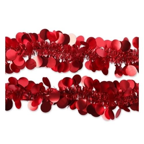 Round Christmas Tinsel Assorted Colours 2M