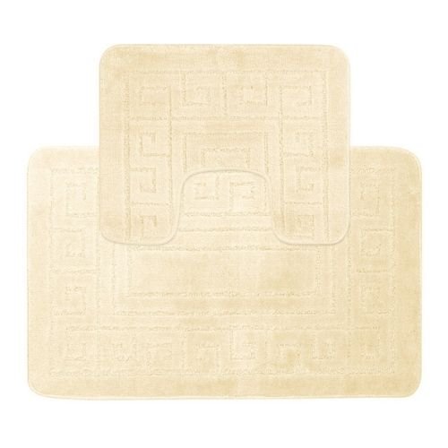 Coloroll 2 Piece Greek Bath Mat Set Non-Slip