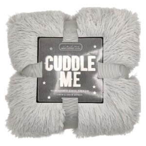 Cuddle Me Throw Silver Throw 150cm x 200cm