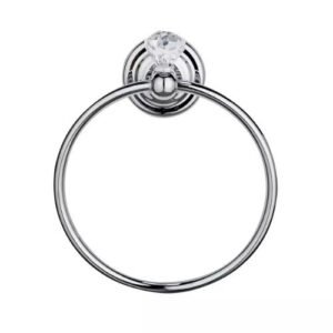 Diamond Wall Mounted Bathroom Towel Ring