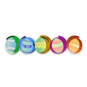 Easter Spiral Decorations 5 Pack