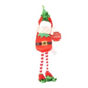 Plush Hanging Christmas Elf Assorted Colours