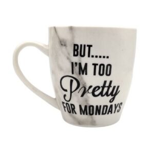 Hugga Mug Too Pretty Slogan Design Mug