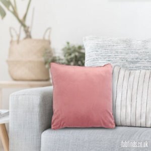 Home Collection Velvet Cushion 43cm x 43cm Assorted Colours