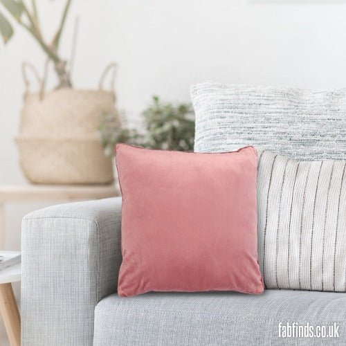 Home Collection Velvet Cushion 43cm x 43cm Assorted Colours