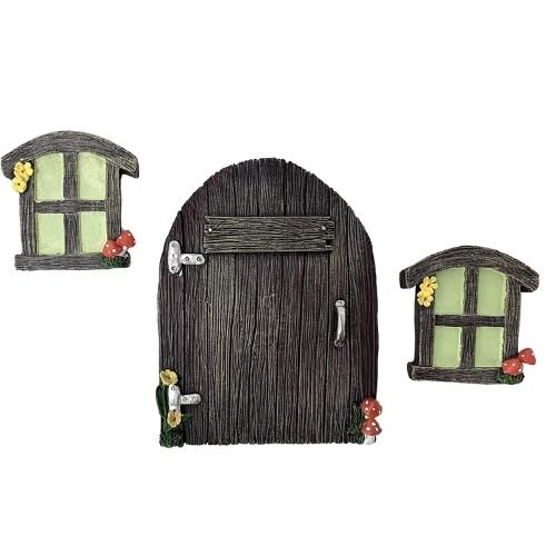 Fairy Garden Door And Windows Ornaments
