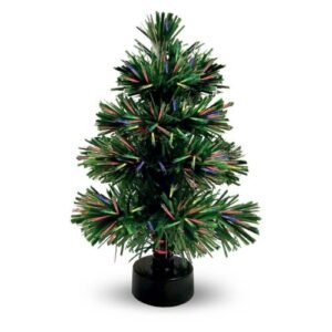 Ambiente Lighting Fibre Optic Colour Changing Christmas Tree 30cm